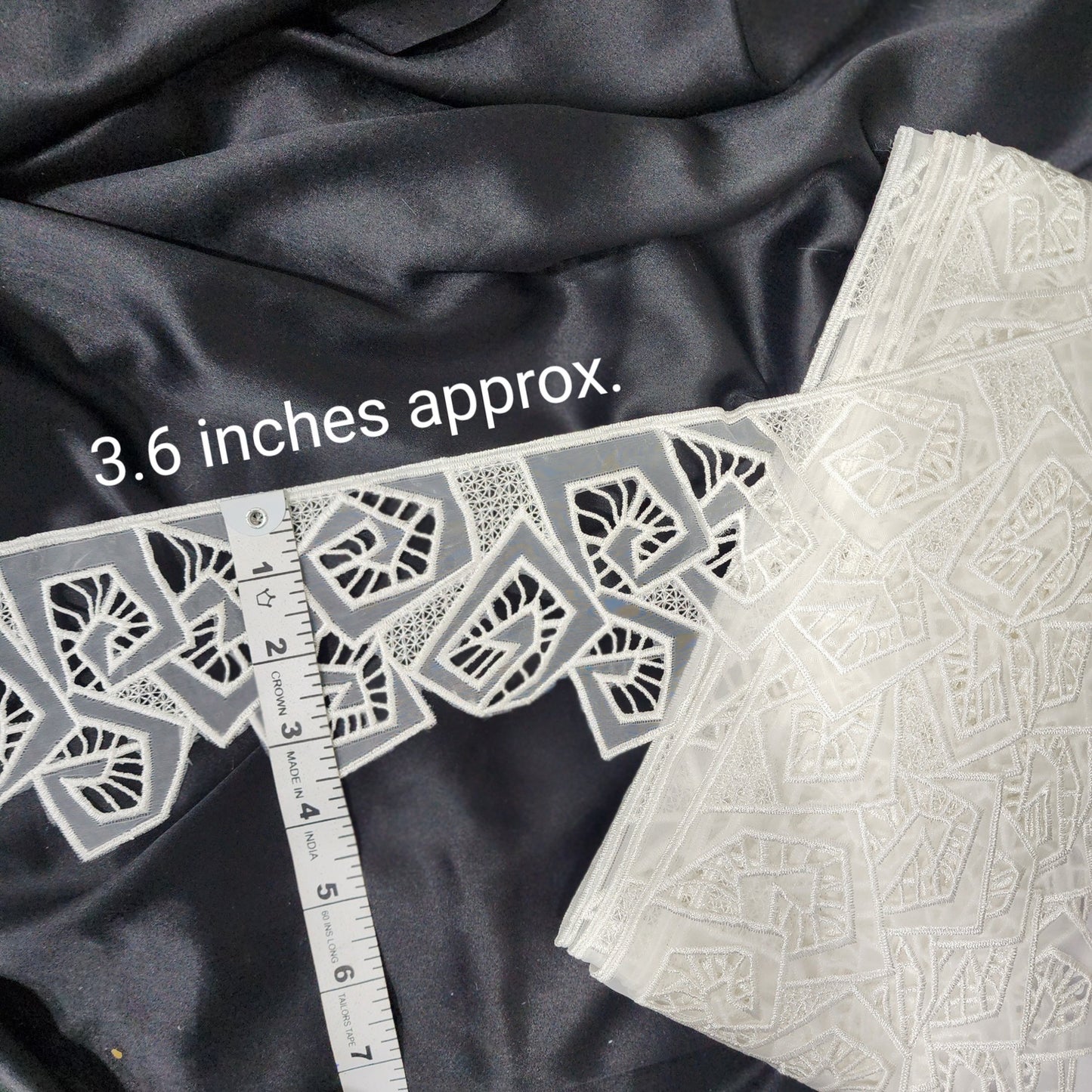 Pack of 10 Yards Designer Organza base Lace
