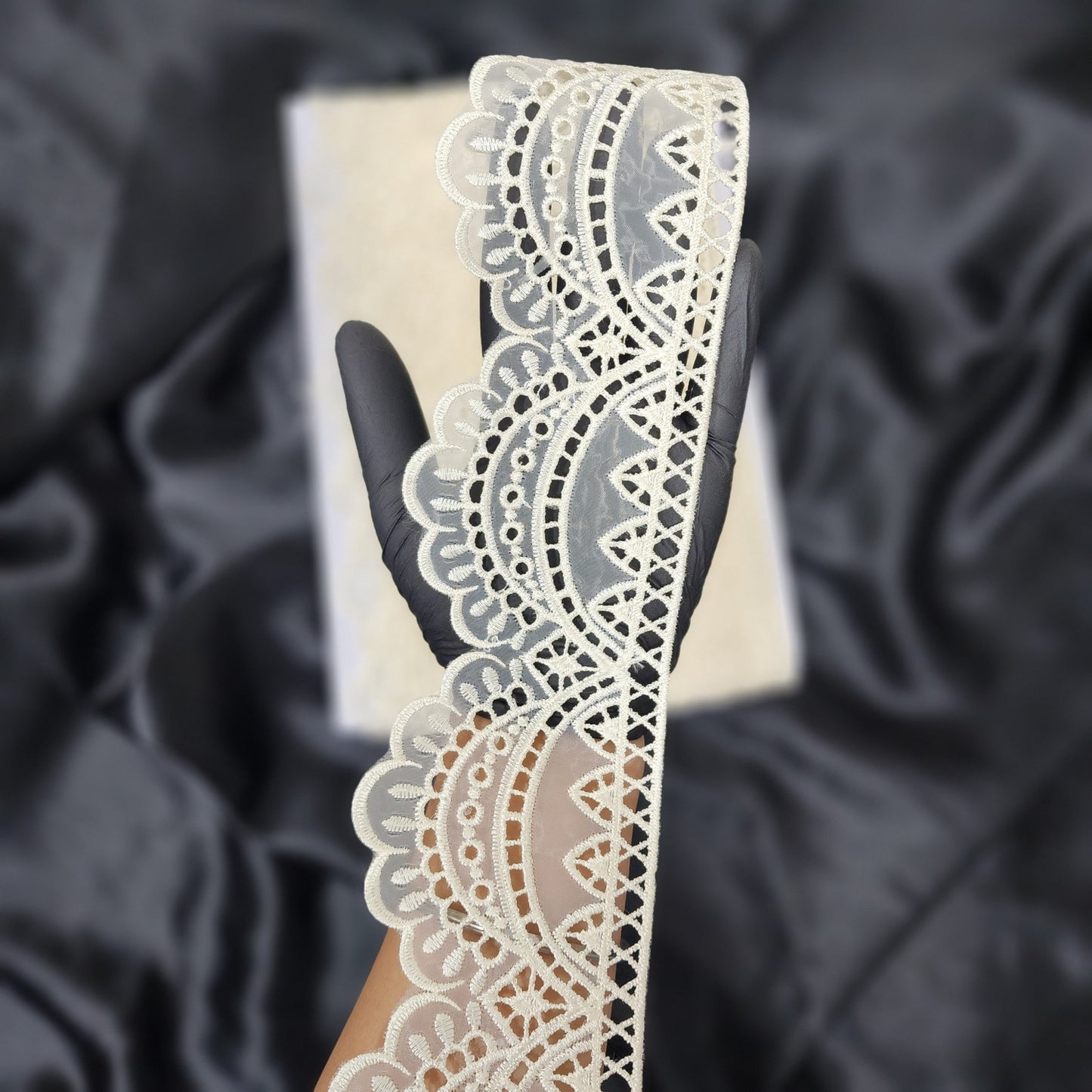 Pack Of 10 Yards Fancy Organza Lace