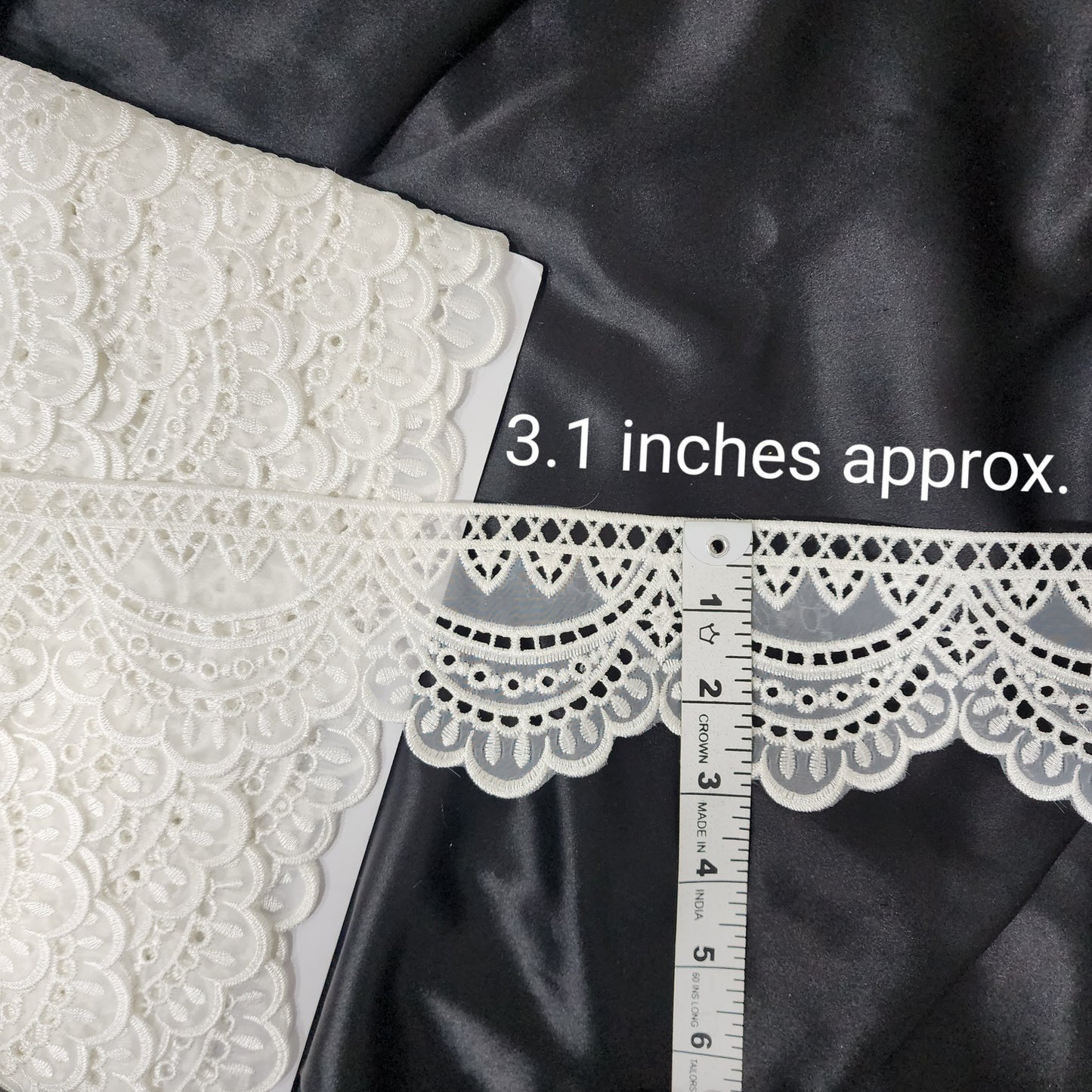 Pack Of 10 Yards Fancy Organza Lace