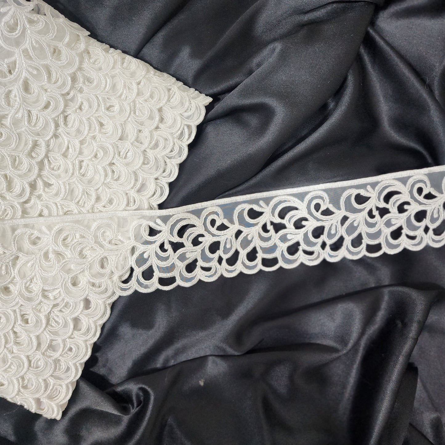 Pack of 9.5 Yards Fancy Organza Lace