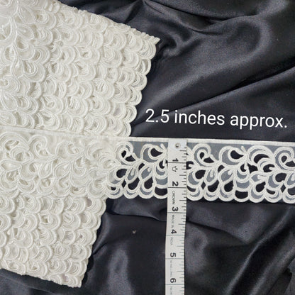 Pack of 9.5 Yards Fancy Organza Lace