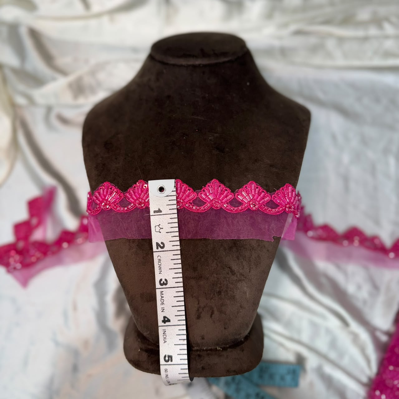 Delicate Floral Organza Decorative Lace