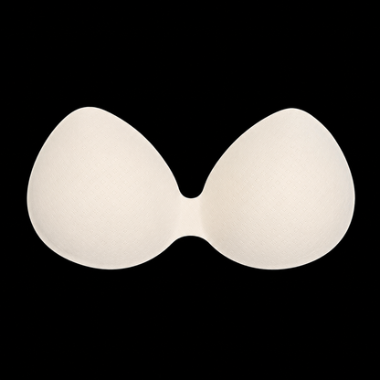 White Foam Blouse Pads – Lightweight Sew-In Bra Cups