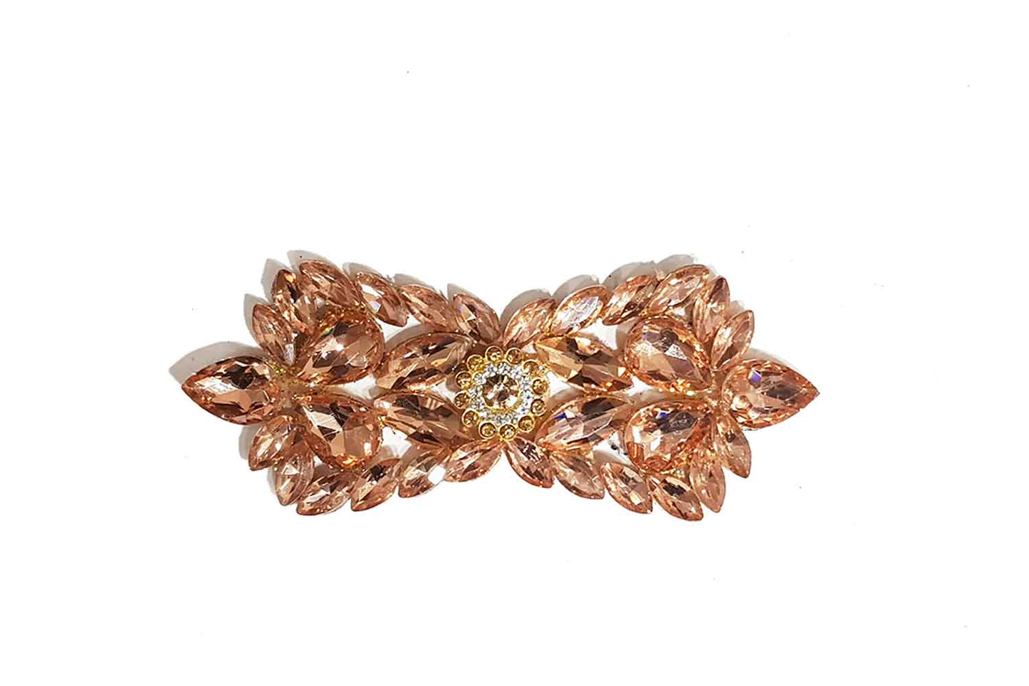 Rhinestone Work Fancy Stick on Patch Applique (1 Piece)