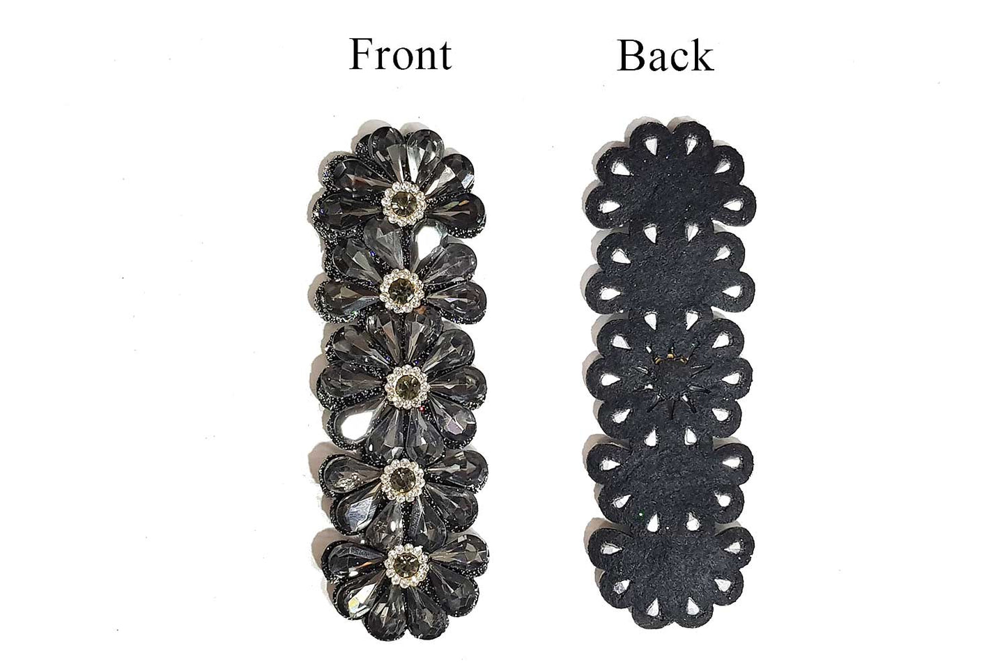 Rhinestone Work Fancy Patch Applique (1 Piece)