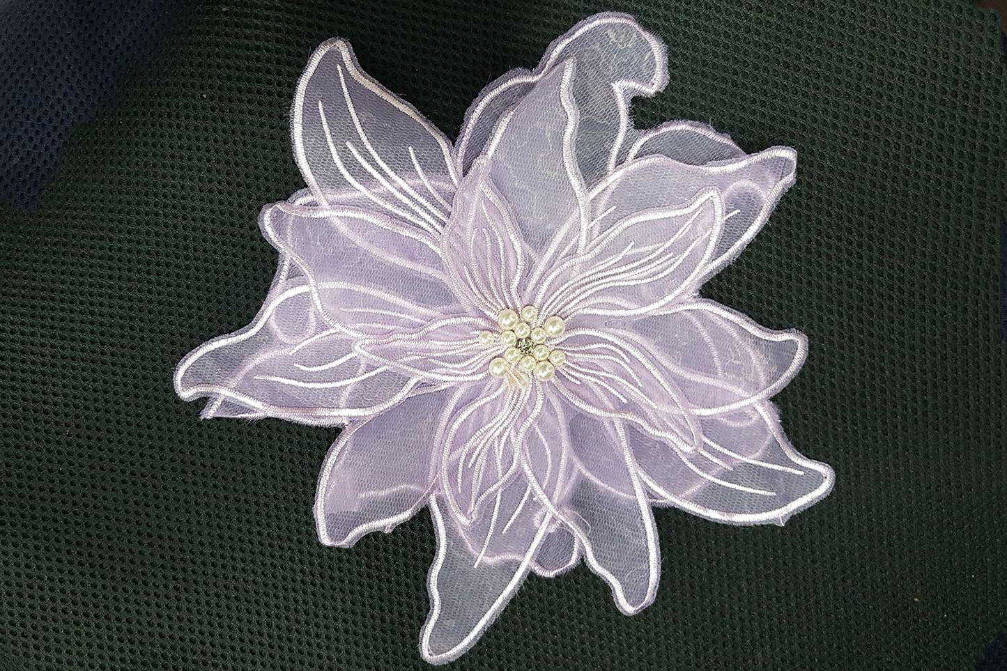 Organza 3D Flower Patch (1 piece)