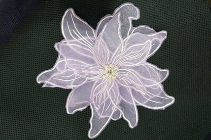Organza 3D Flower Patch (1 piece)