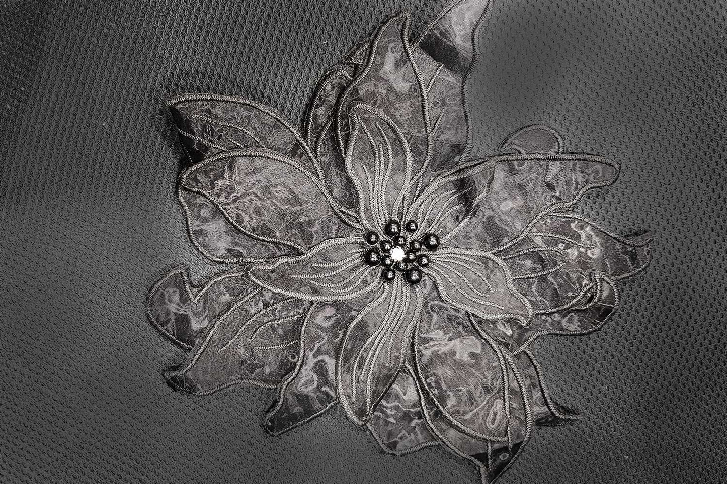 Organza 3D Flower Patch (1 piece)