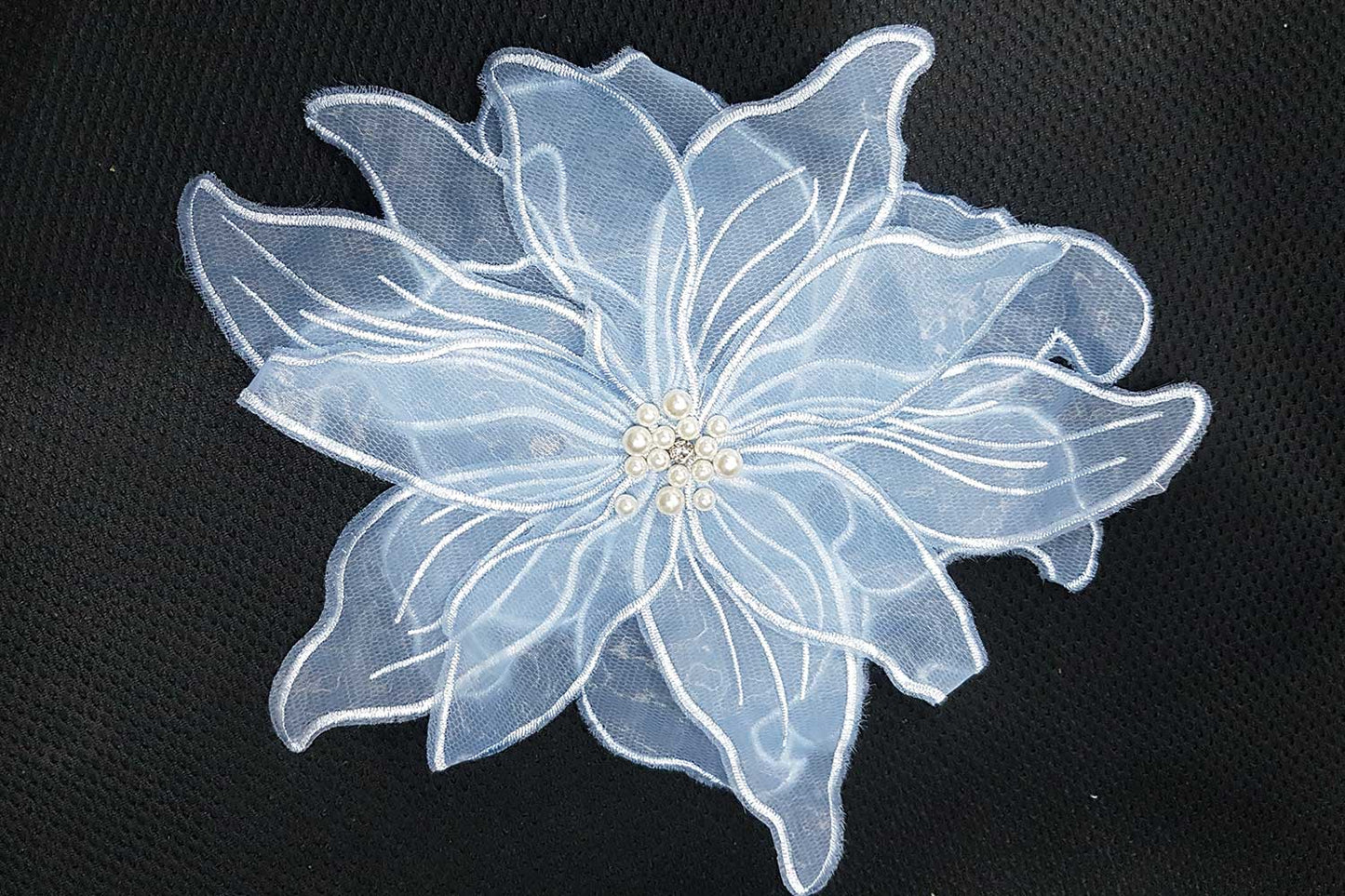 Organza 3D Flower Patch (1 piece)