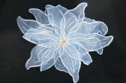 Organza 3D Flower Patch (1 piece)