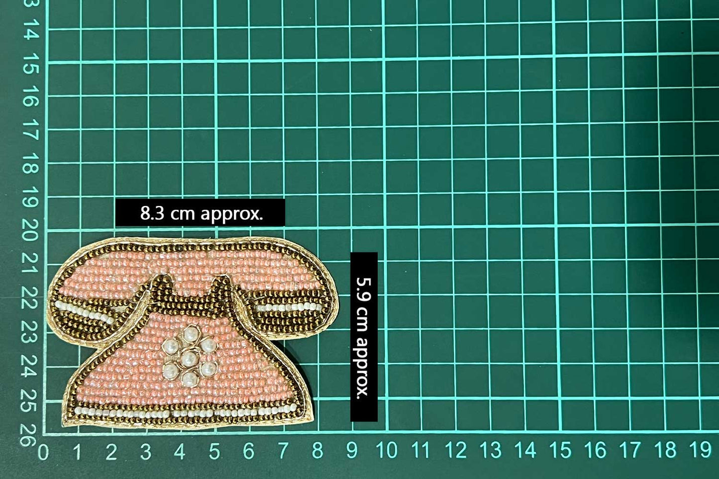 Telephone Patch Beads Work Kiddish Patch