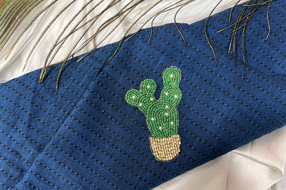 Cactus Patch Beads Work Kiddish Patch
