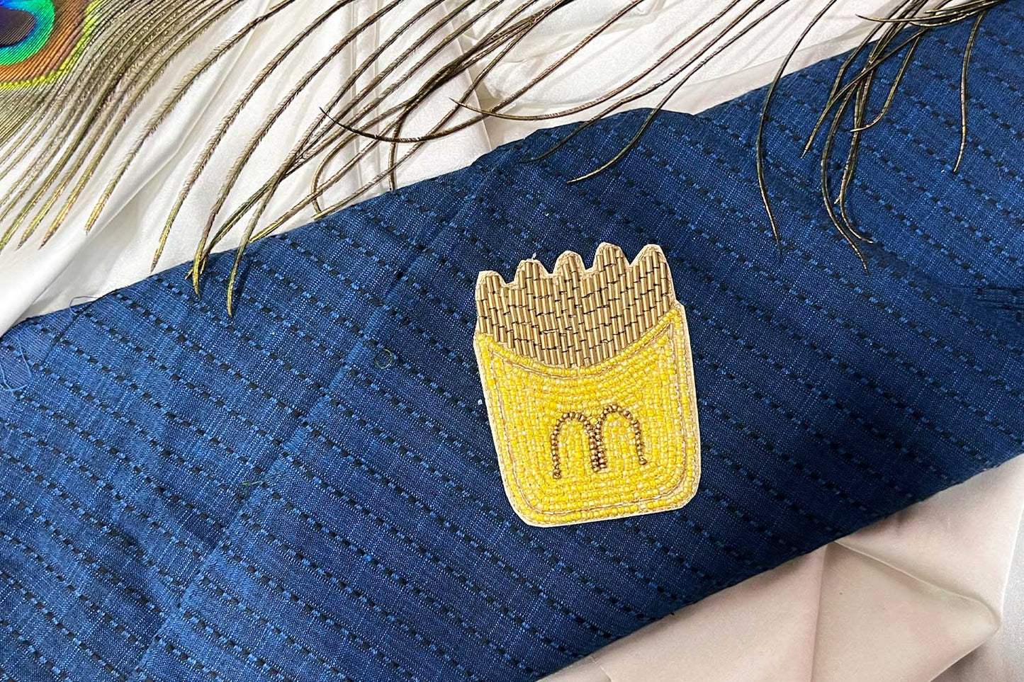 Mcdonalds Patch Beads Work Kiddish Patch