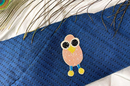 Owl Patch Beads Work Kiddish Patch