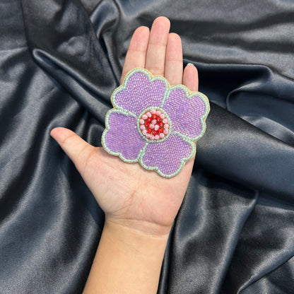 Flower shape fancy patch