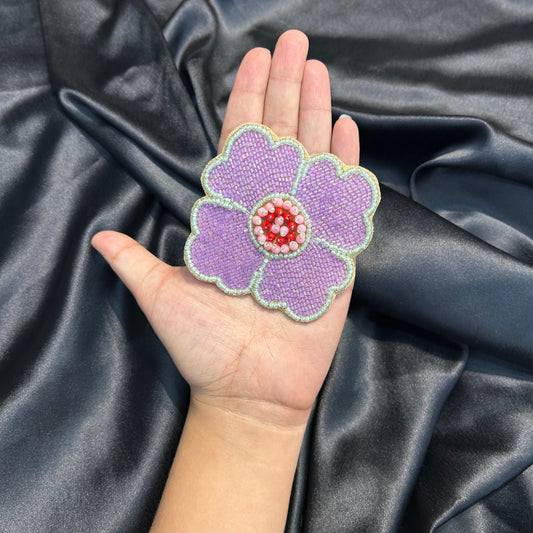 Flower shape fancy patch