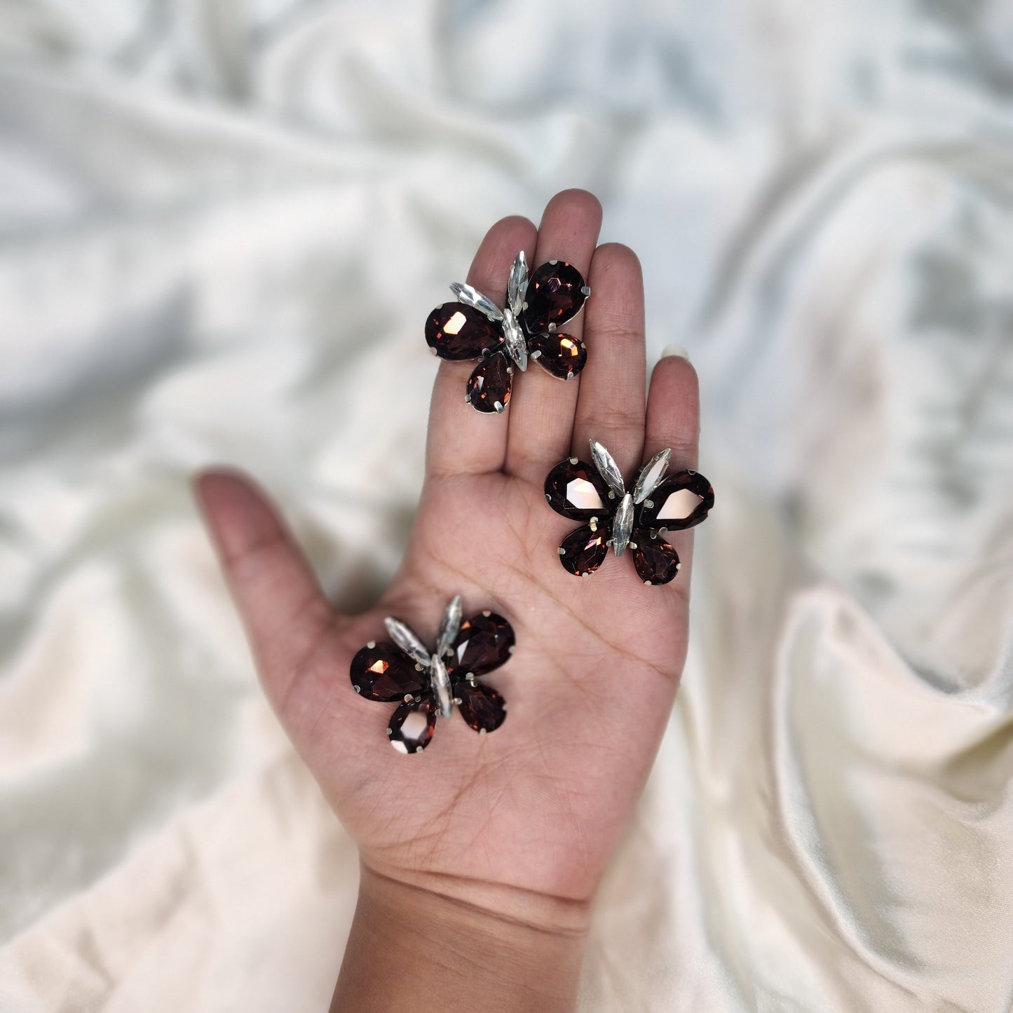 Fancy Butterfly Design Patch 3 Pieces