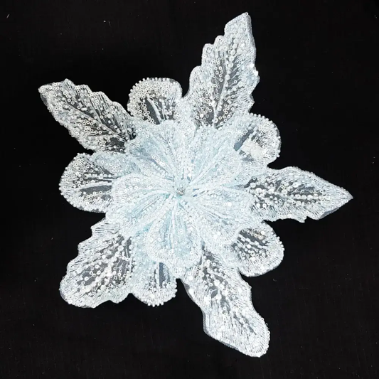 3D Beads Work Flower Patches