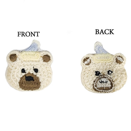 Teddy Face Baby Kids Cute Small Embroidery Clothing Accessory Patches