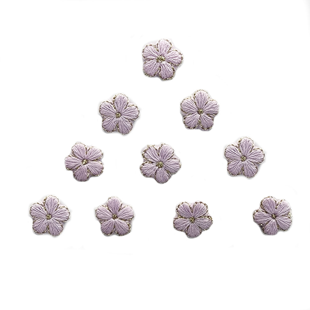 Fancy Flower Shape Baby Kids Embroidery Patches