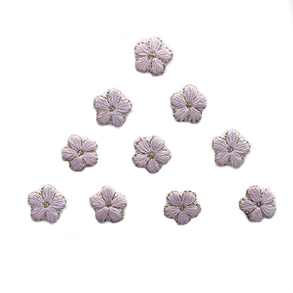 Fancy Flower Shape Baby Kids Embroidery Patches