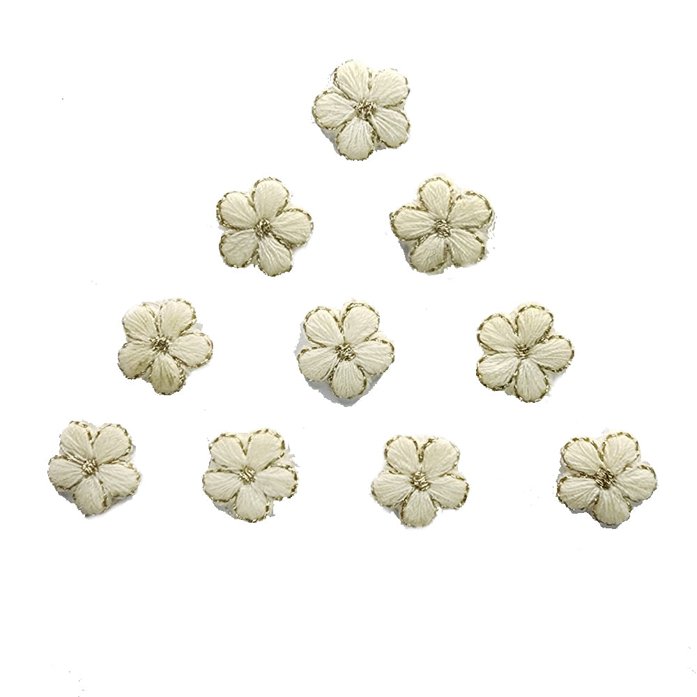 Fancy Flower Shape Baby Kids Embroidery Patches