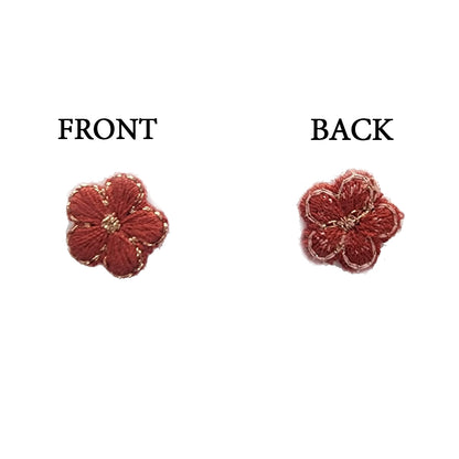 Fancy Flower Shape Baby Kids Embroidery Patches