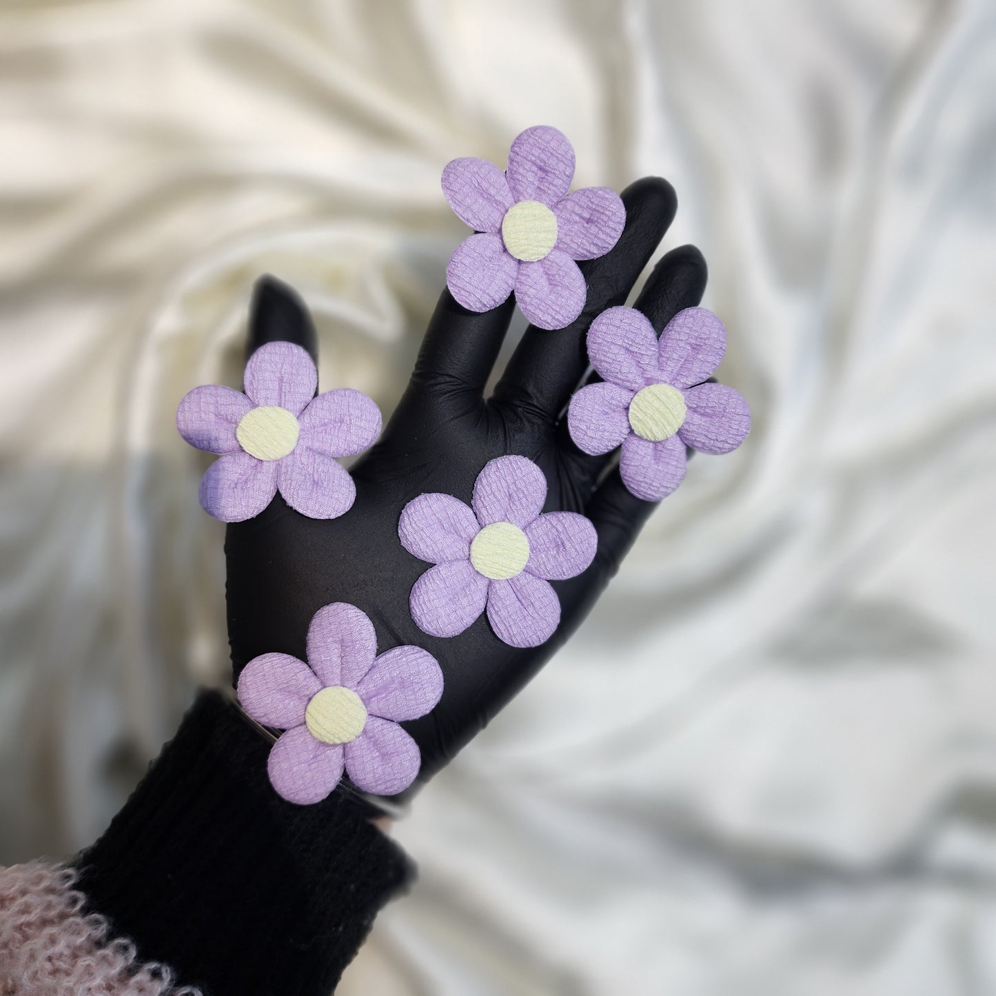 Set Of 10 Gorgeous Floral Clothing Accessory Patches
