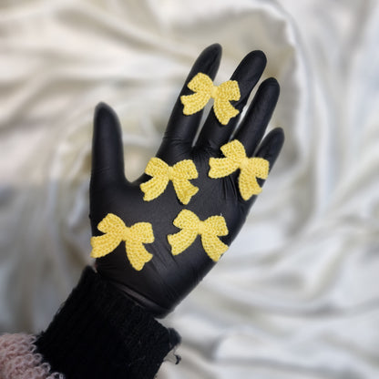 Set of 10 Gorgeous Bow Shaped Clothing Accessory Patches