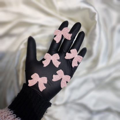 Set of 10 Gorgeous Bow Shaped Clothing Accessory Patches