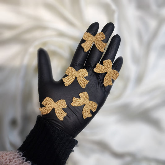 Set of 10 Gorgeous Bow Shaped Clothing Accessory Patches