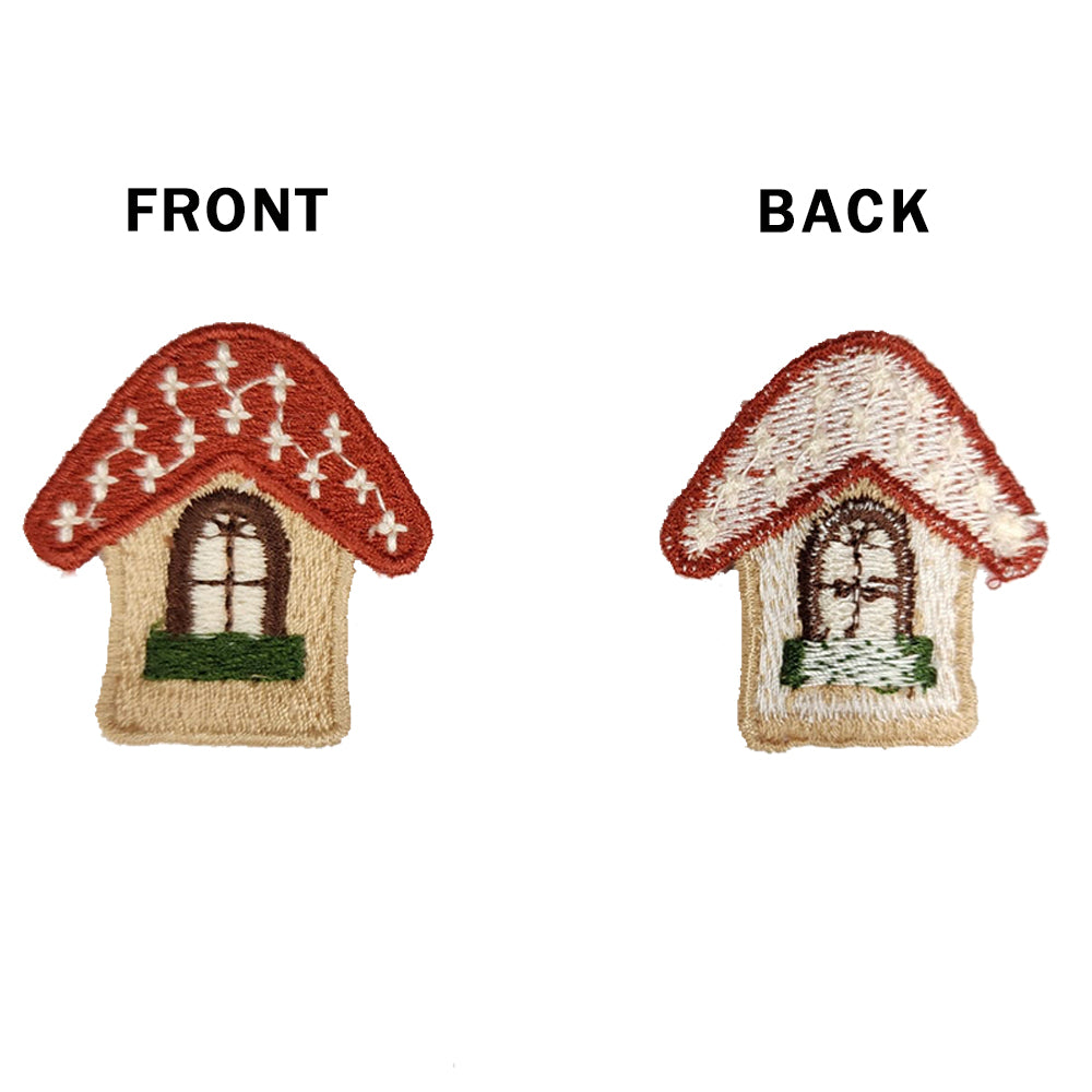 Pack of 5 Pieces Hut Shape Fancy Patches