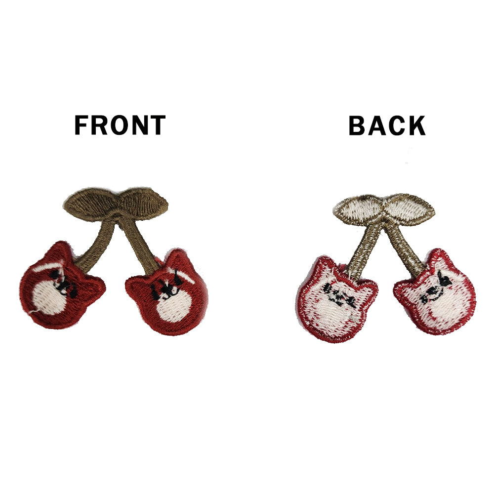 Mehroon color Cherry Shape Designer Patches