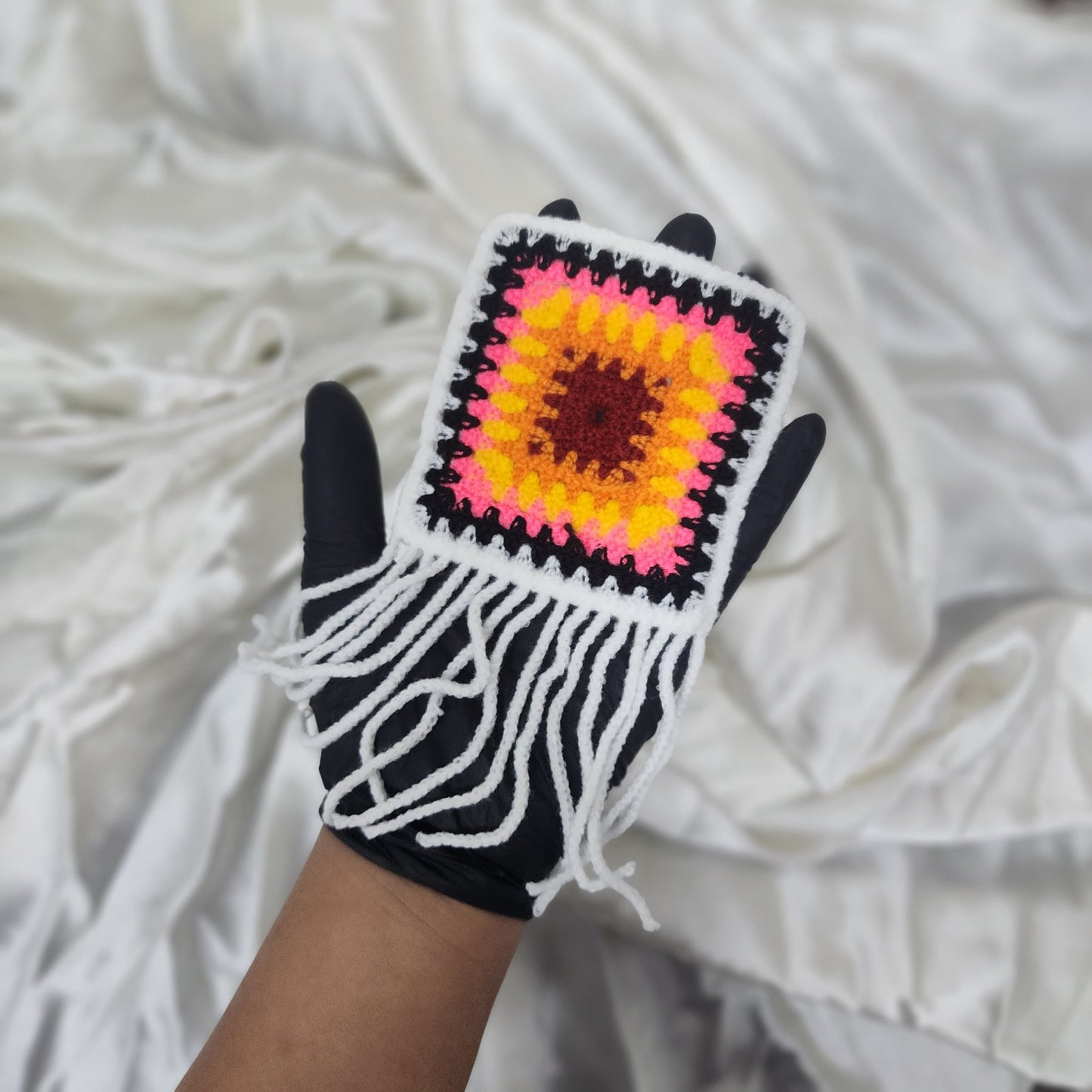 Set of 2 Pieces Gorgeous Crochet Pocket Patches