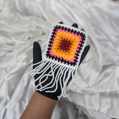 Set of 2 Pieces Gorgeous Crochet Pocket Patches