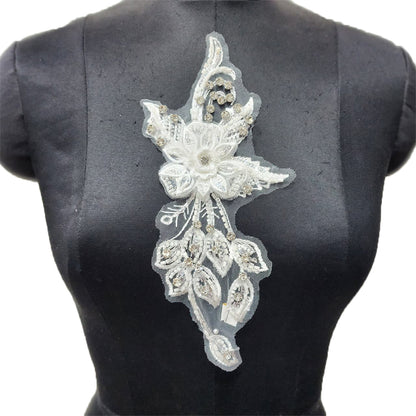 Stone and Katdana work Flower Net Base Patch