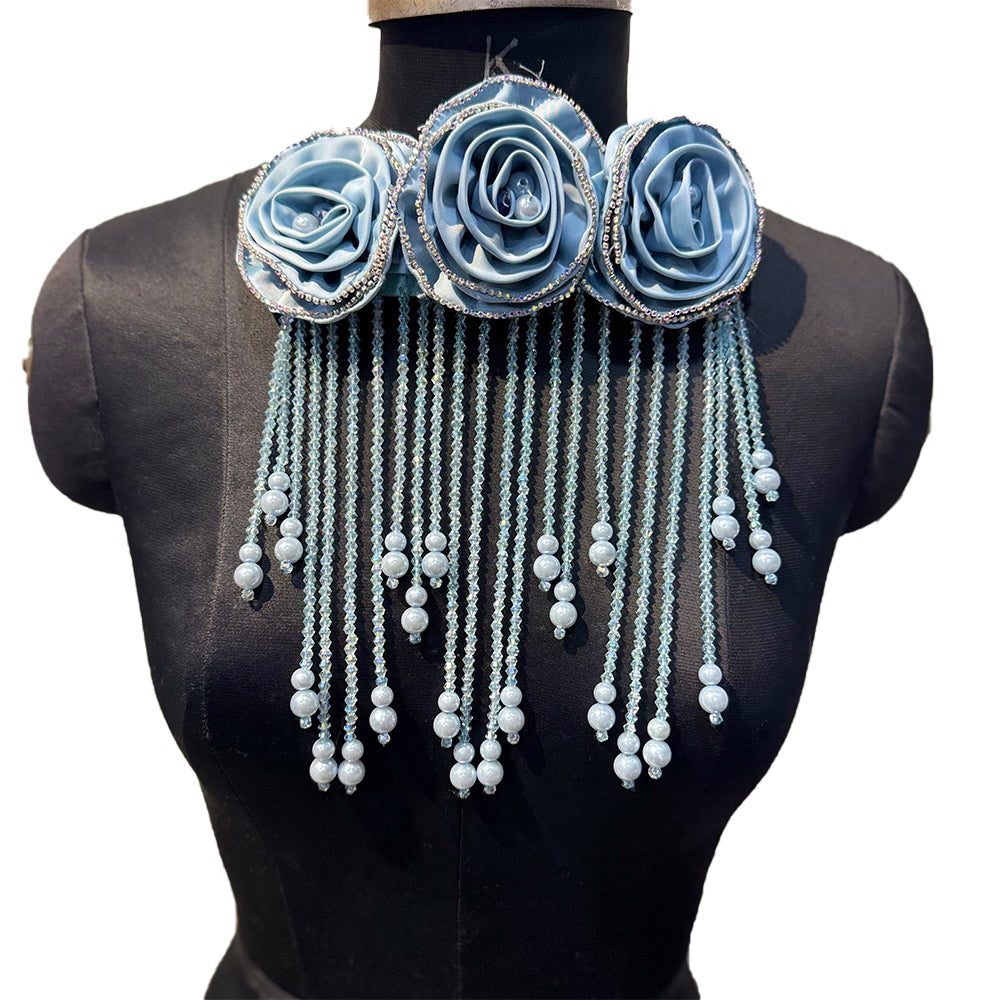Gorgeous Crystal Hanging Shoulder or Back Neck Patch
