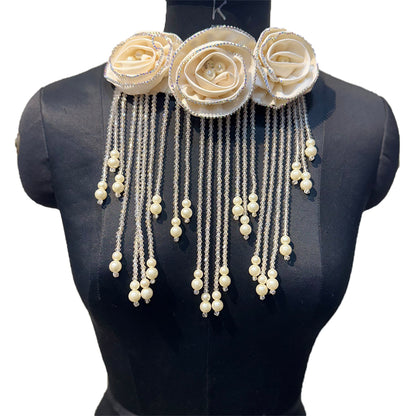 Gorgeous Crystal Hanging Shoulder or Back Neck Patch