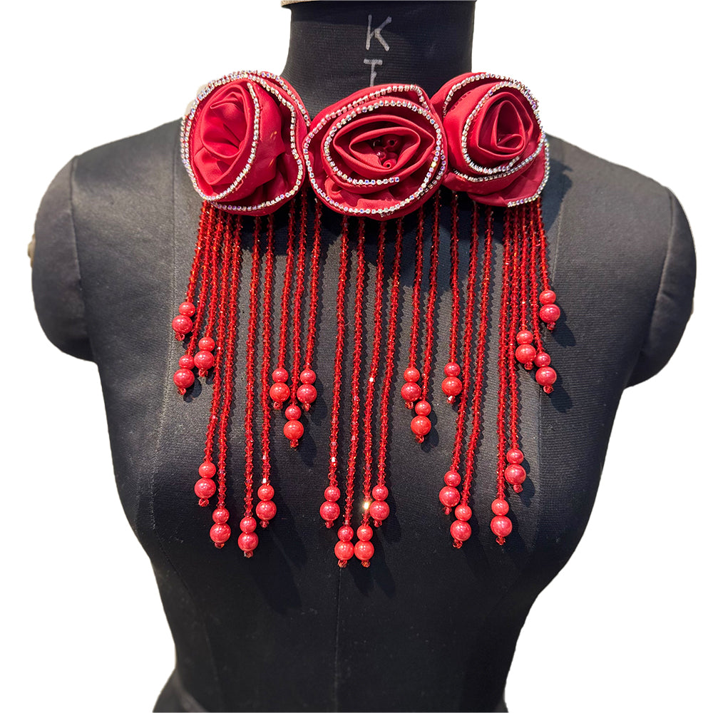 Gorgeous Crystal Hanging Shoulder or Back Neck Patch