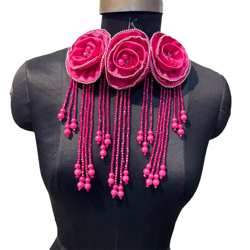 Gorgeous Crystal Hanging Shoulder or Back Neck Patch