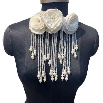 Gorgeous Crystal Hanging Shoulder or Back Neck Patch