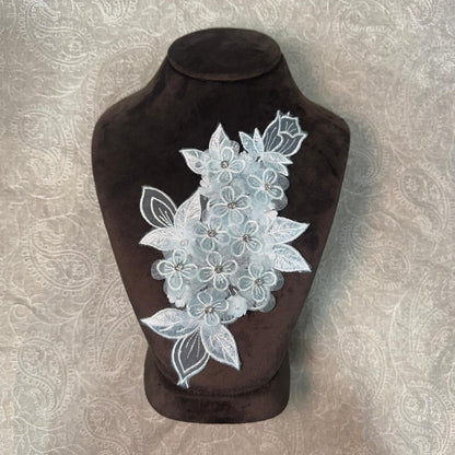 Premium Hand Embroidered Floral Applique