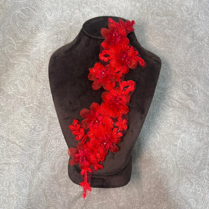 3d Floral Lace Applique Patch