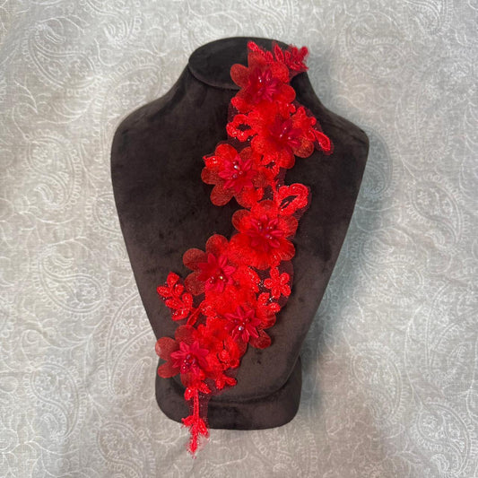 3d Floral Lace Applique Patch