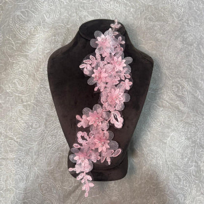 3d Floral Lace Applique Patch
