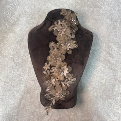 3d Floral Lace Applique Patch