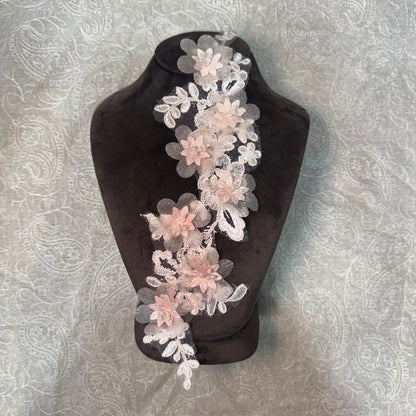 3d Floral Lace Applique Patch