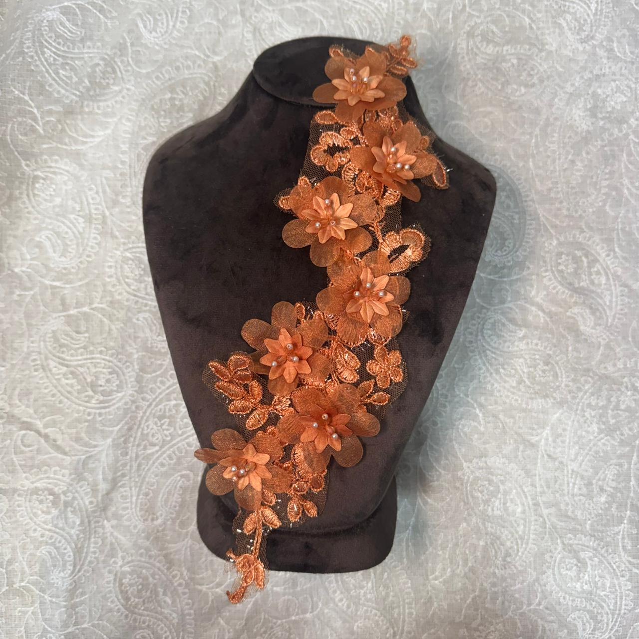 3d Floral Lace Applique Patch