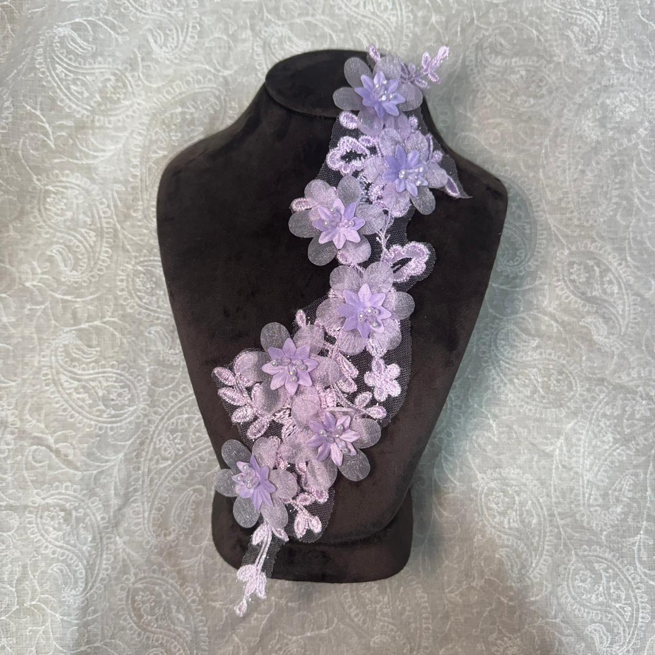 3d Floral Lace Applique Patch