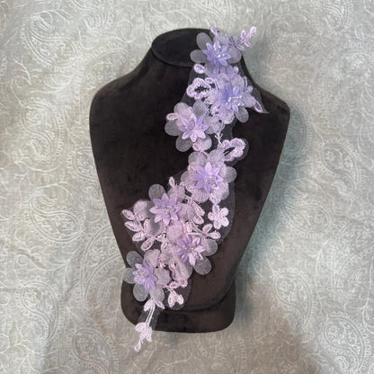 3d Floral Lace Applique Patch